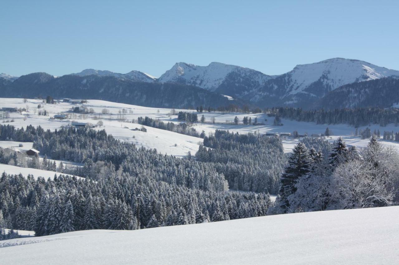 Ferienwohnung Nagelfluh Allgaeu オーバーロイテ エクステリア 写真